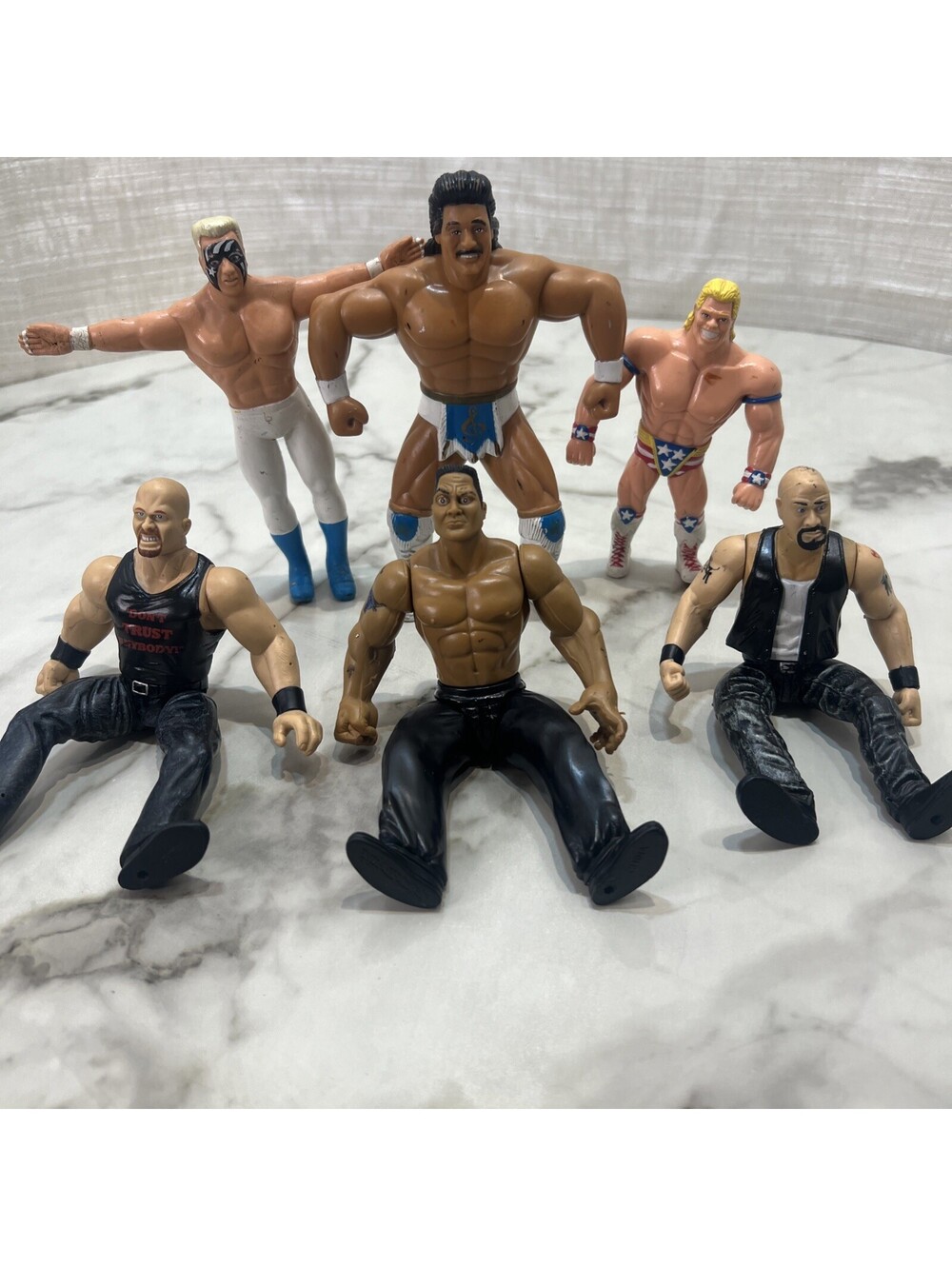 WWE Bundle Lot Of 5 Loose Action Figure Toys
